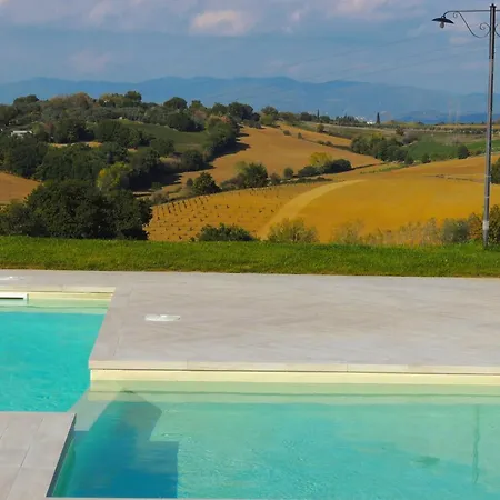 빌라 In Tuscany With Pool And Hill Views 코르토나
